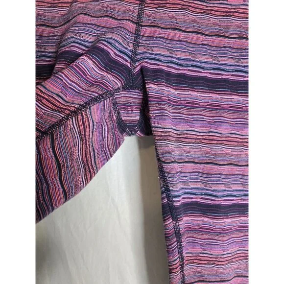 Lululemon Wunder Under Pant IIISpace Dye Twist Regal Plum Alarming Size 8 - Picture 4 of 7